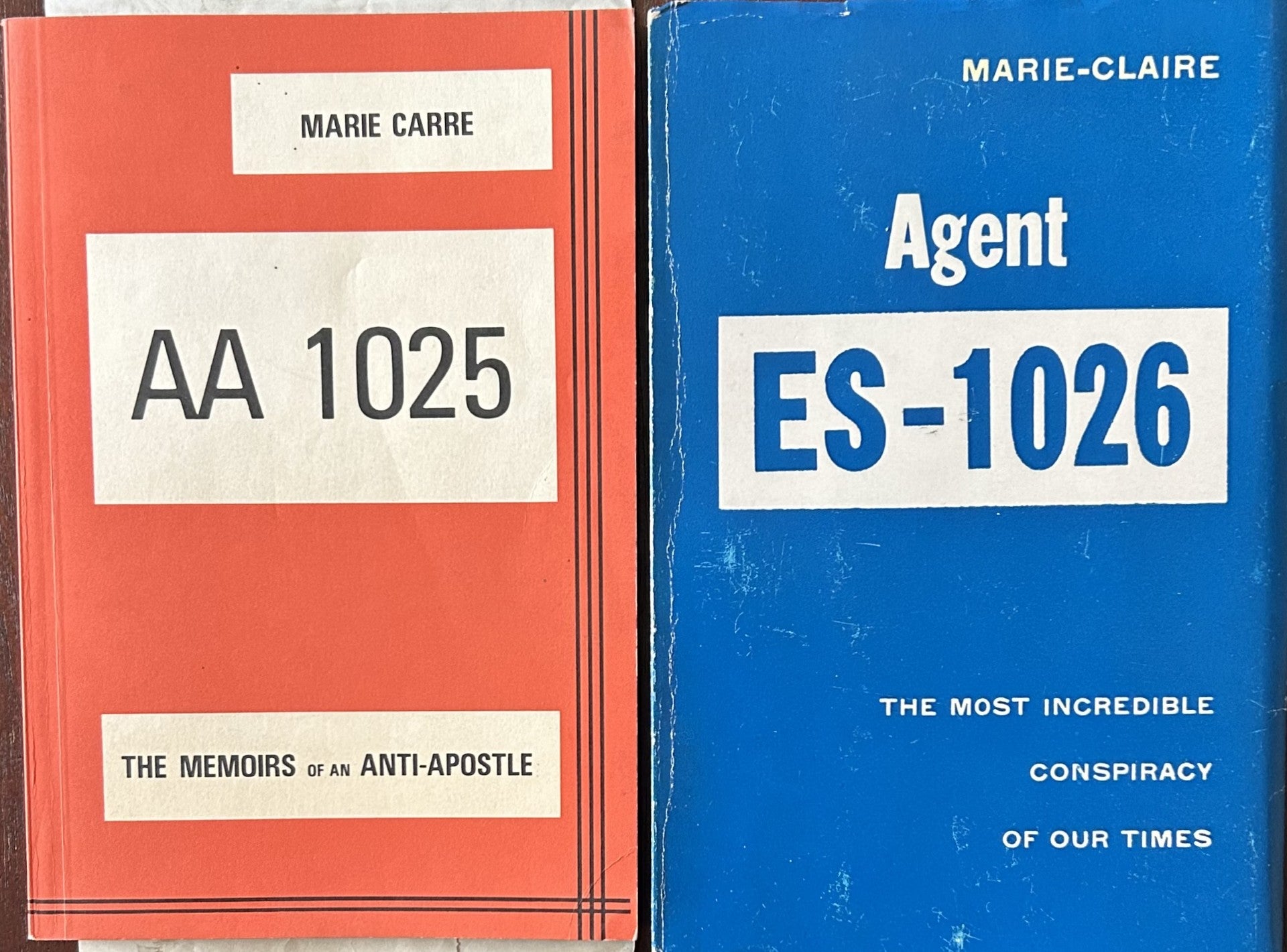 AA 1025 and AGENT ES-1026 (2 books-used cond)