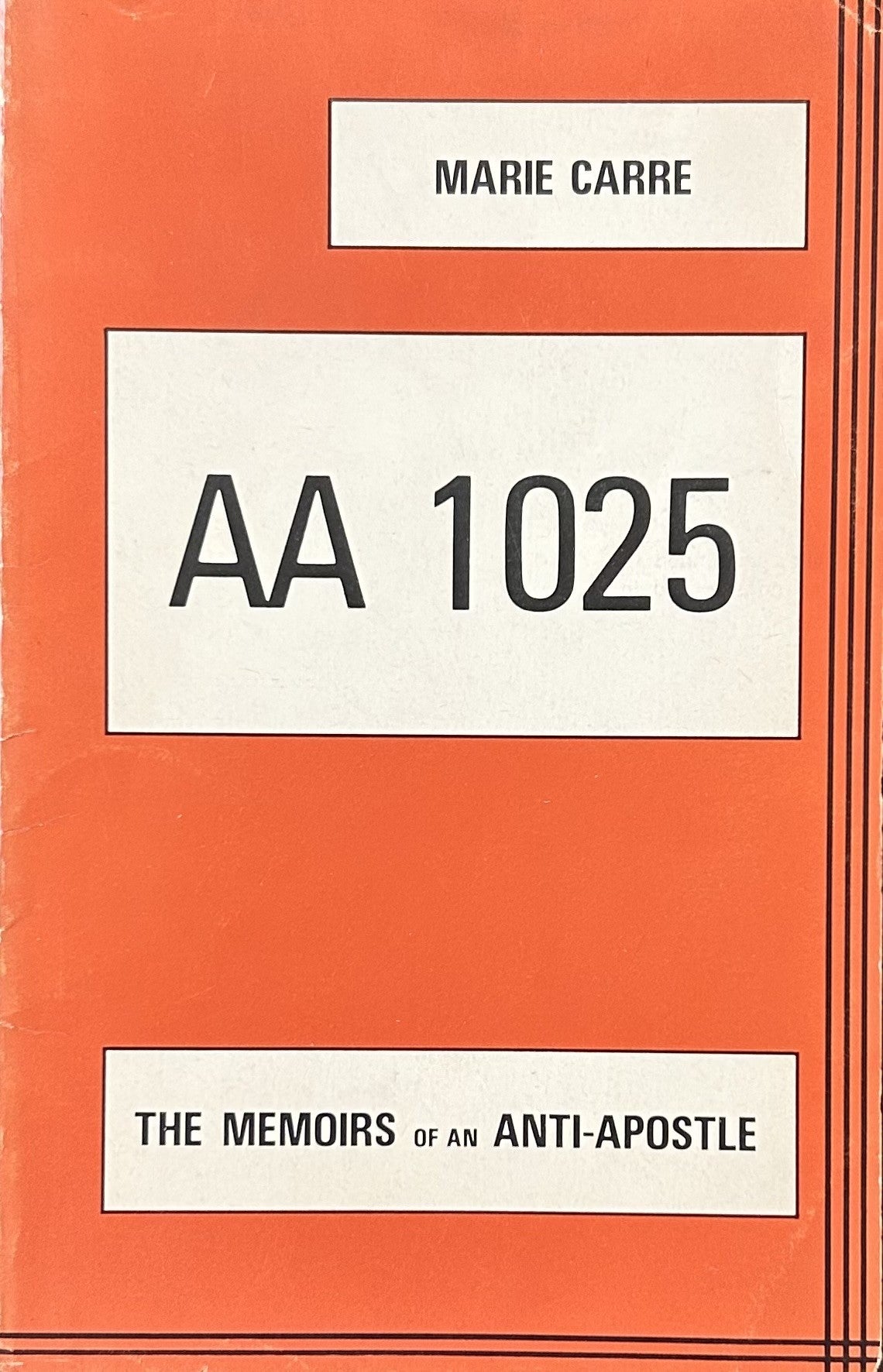 AA 1025 The Memoirs of an Anti-Apostle