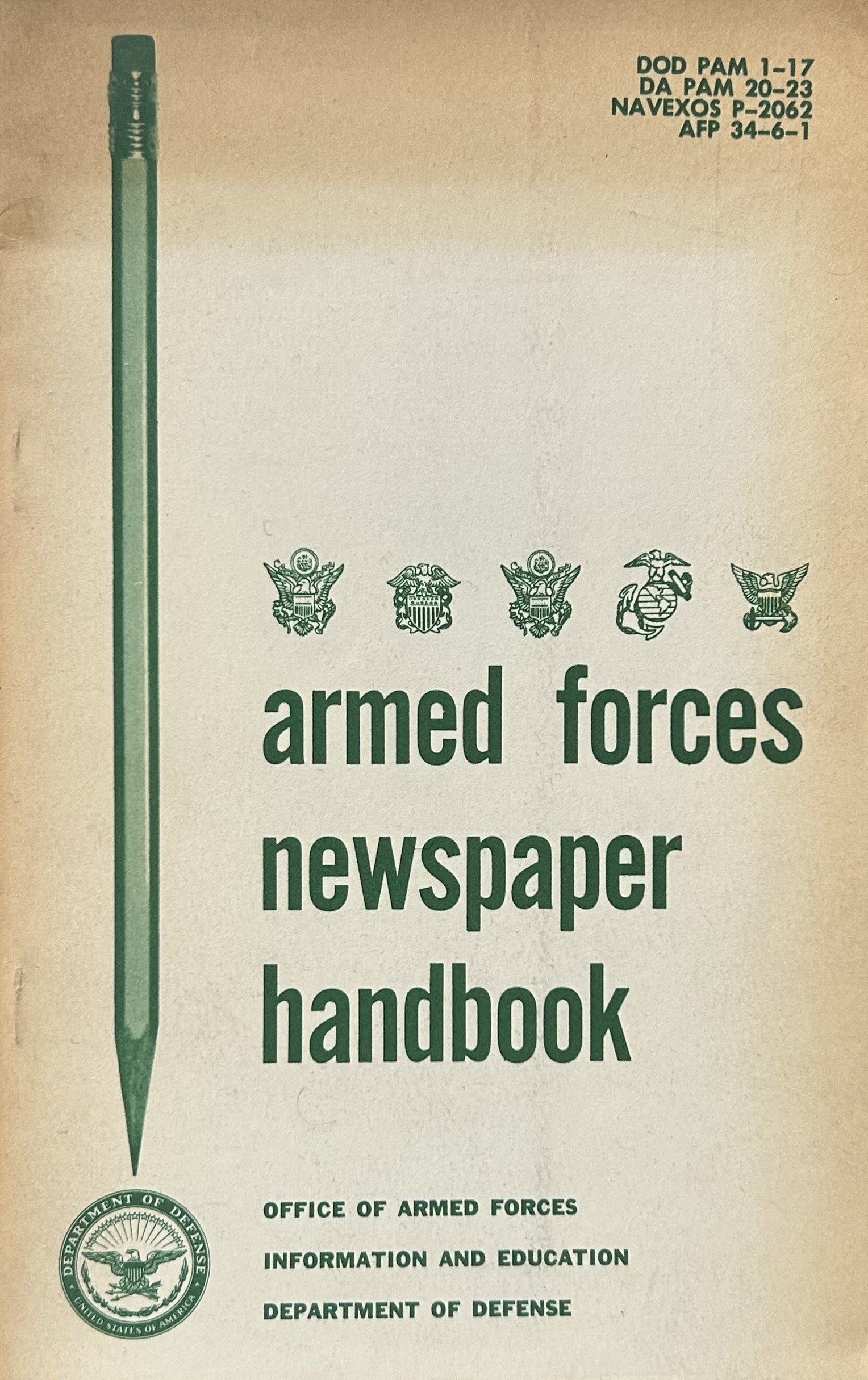 ARMED FORCES NEWSPAPER HANDBOOK