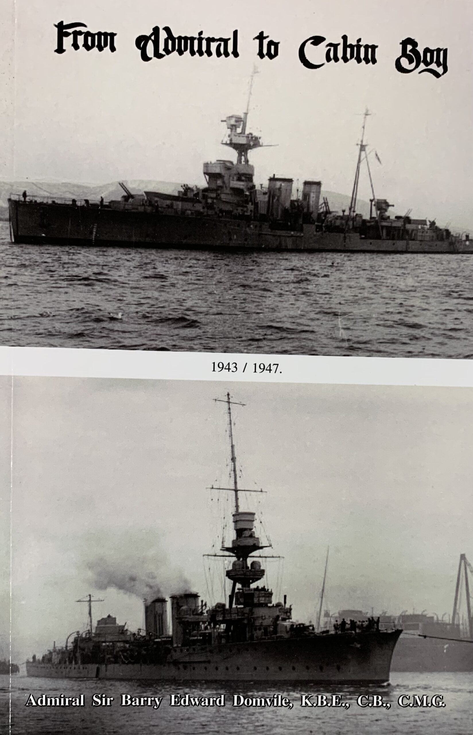 FROM ADMIRAL TO CABIN BOY