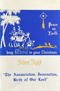 "THE ANNUNCIATION, INCARNATION, BIRTH OF OUR LORD"