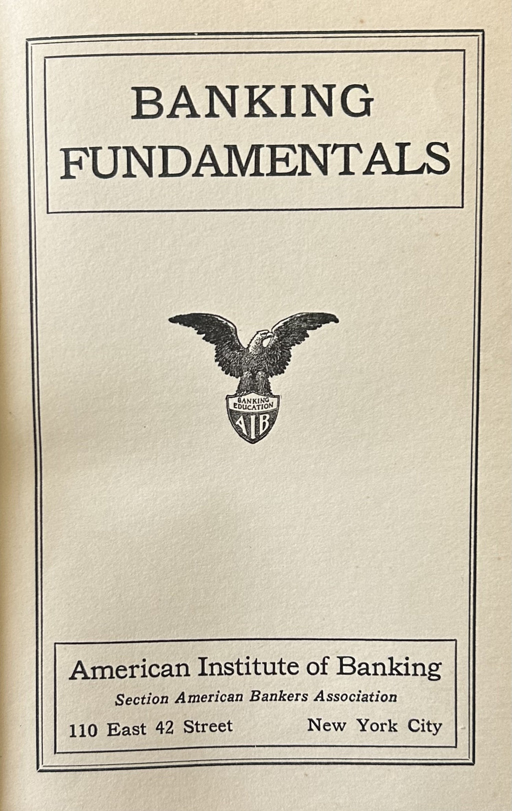 BANKING FUNDEMENTALS