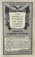ON BEING A CITIZEN OF THE UNITED STATES