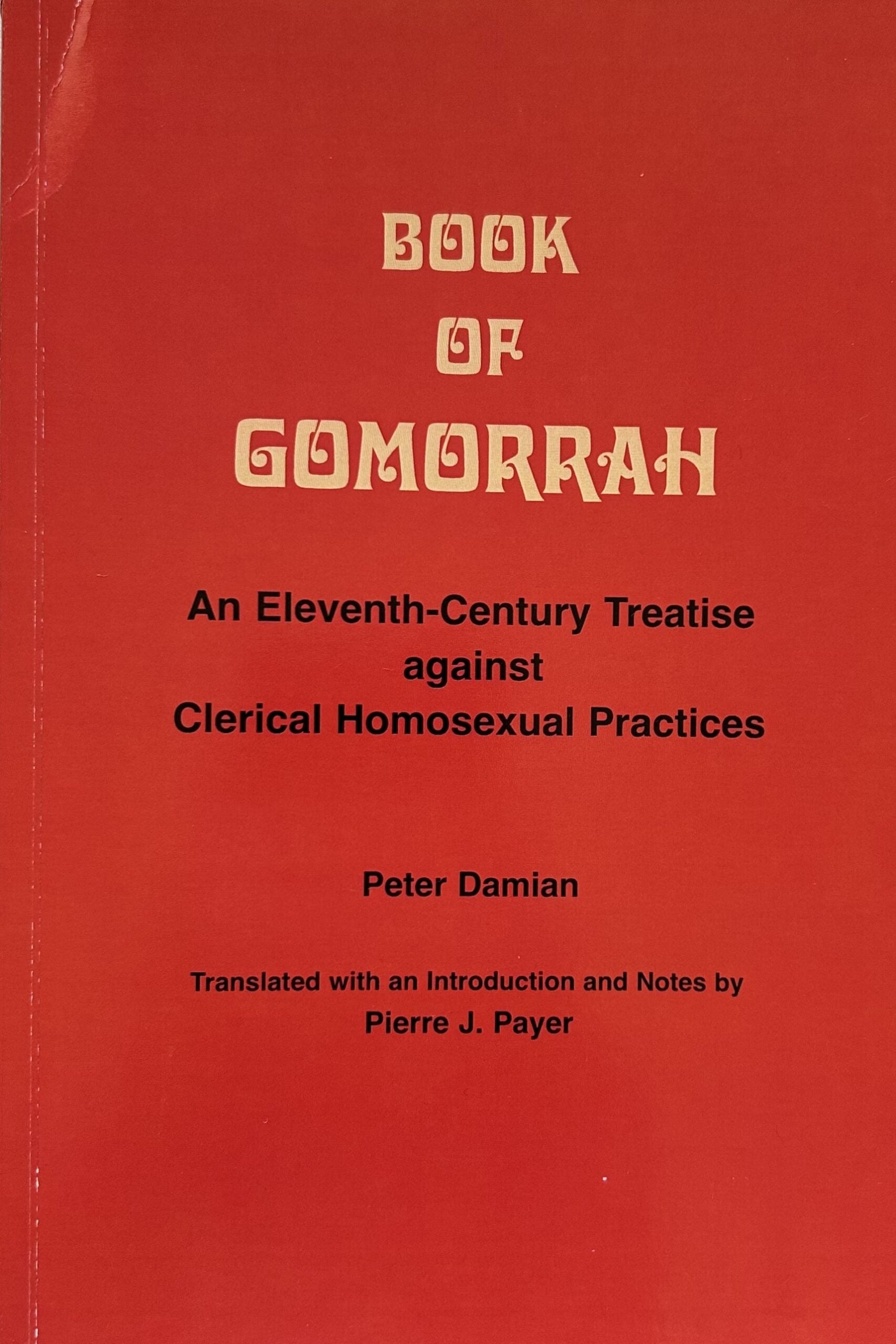 BOOK OF GOMORRAH Clerical Homosexual Practices