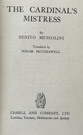 THE CARDINAL'S MISTRESS 1929