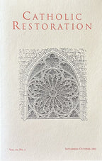 CATHOLIC RESTORATION Vol III, No.3; Sept-Oct 1993