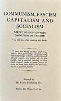 COMMUNISM, FASCISM, CAPITALISM & SOCIALISM