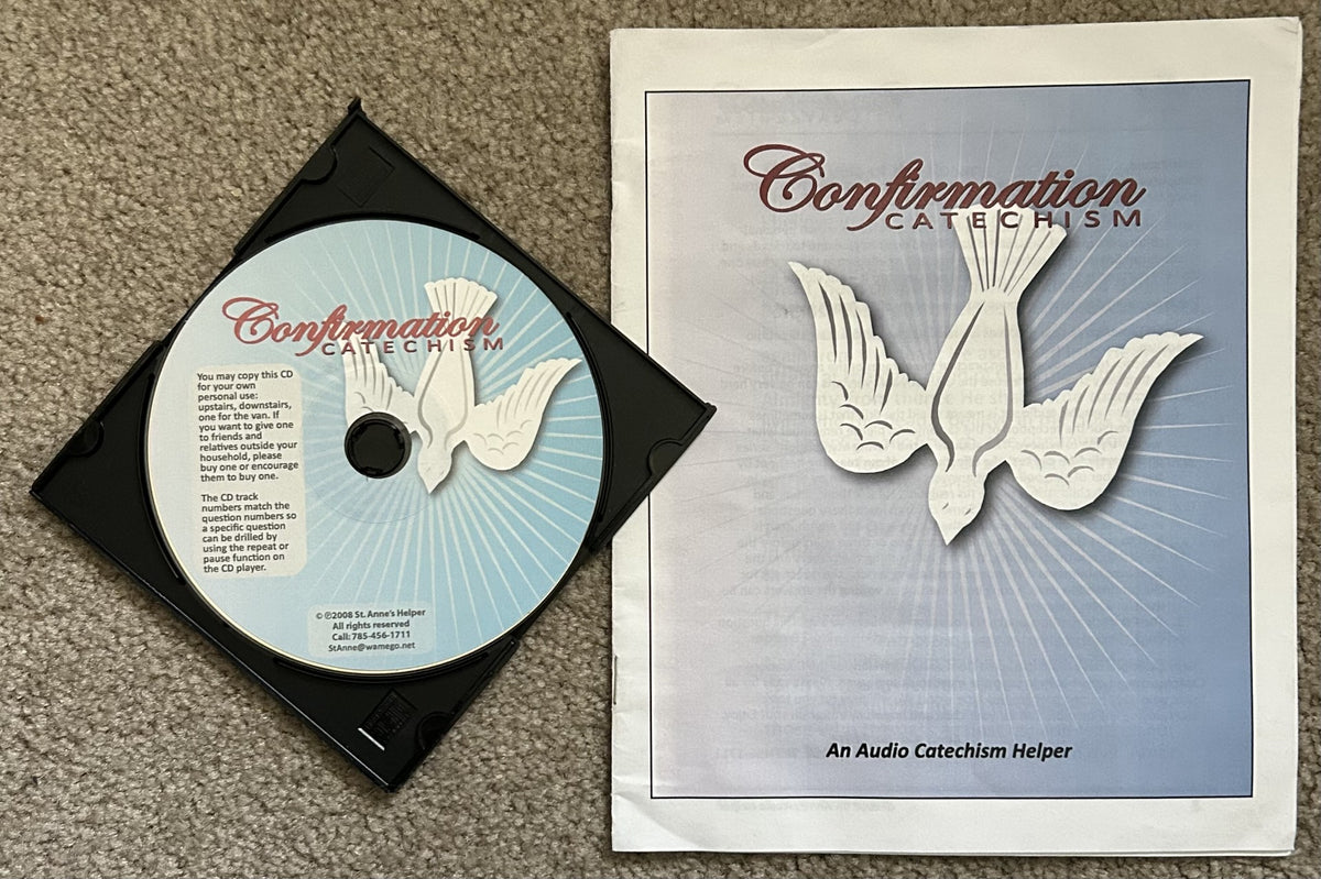 CONFIRMATION CATECHISM BOOKLET with CD
