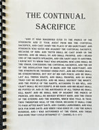 THE CONTINUAL SACRIFICE