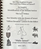ARE THE ENGLISH PEOPLE THE LOST TRIBE OF ISRAEL?