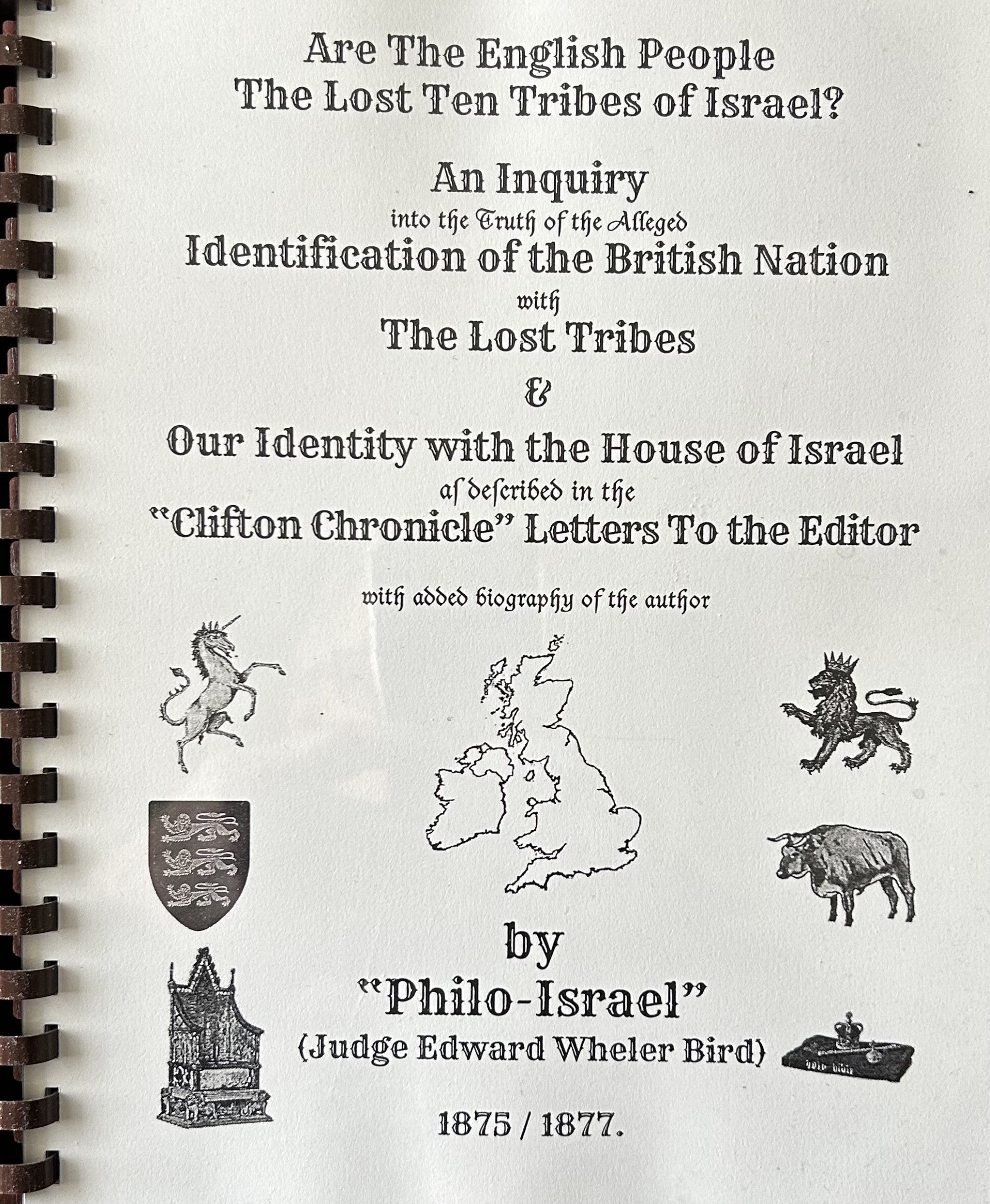 ARE THE ENGLISH PEOPLE THE LOST TRIBE OF ISRAEL?