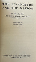 THE FINANCIERS AND THE NATION