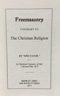 Freemasonry Contrary to the Christian Religion