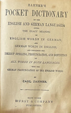 Zahner's German-English & English-German Dictionary