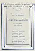 THE ELEMENTS OF ECONOMICS The Laws of Perpetual Abundance Key to the Abundant Life