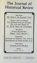 THE JOURNAL OF HISTORICAL REVIEW: Vol 9, No.4, Winter 1989