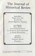THE JOURNAL OF HISTORICAL REVIEW Vol 12, No.3 Fall 1992