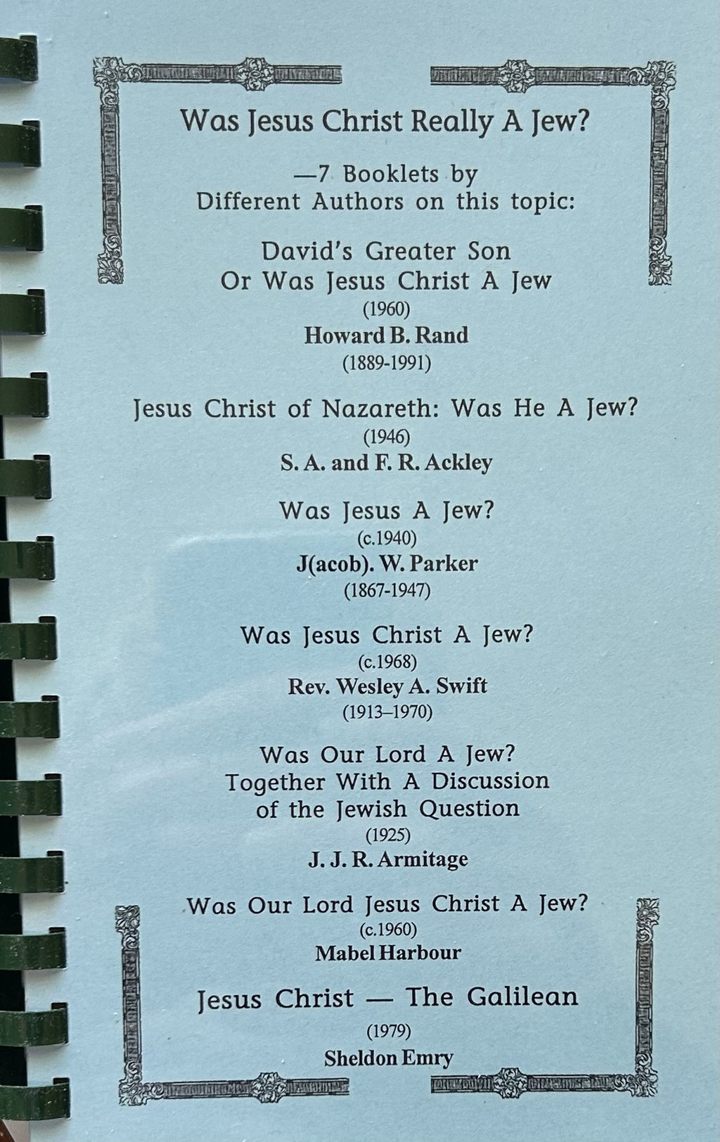 WAS JESUS CHRIST REALLY A JEW?