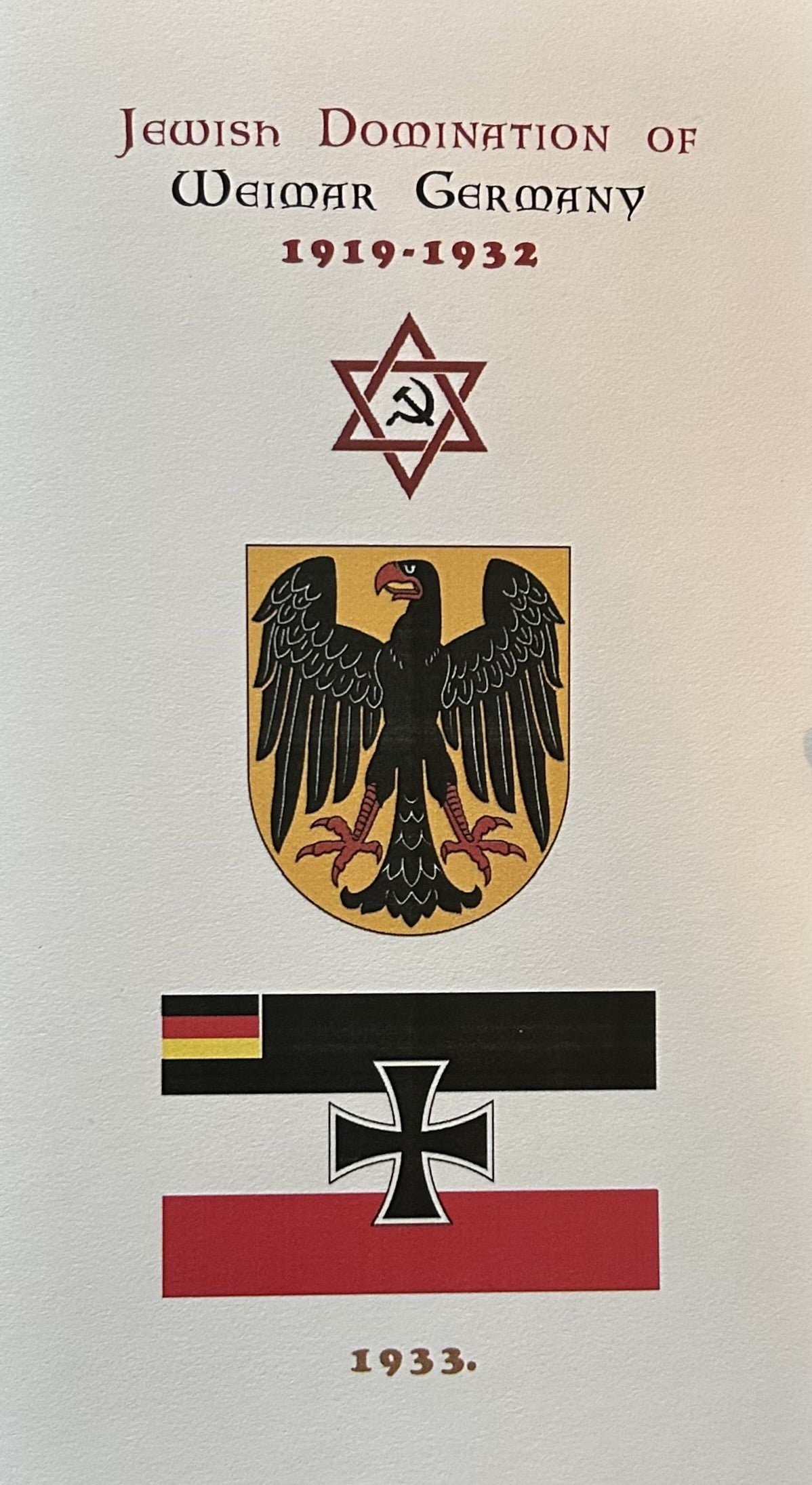 JEWISH DOMINATION of Weimar Germany 1919-1932