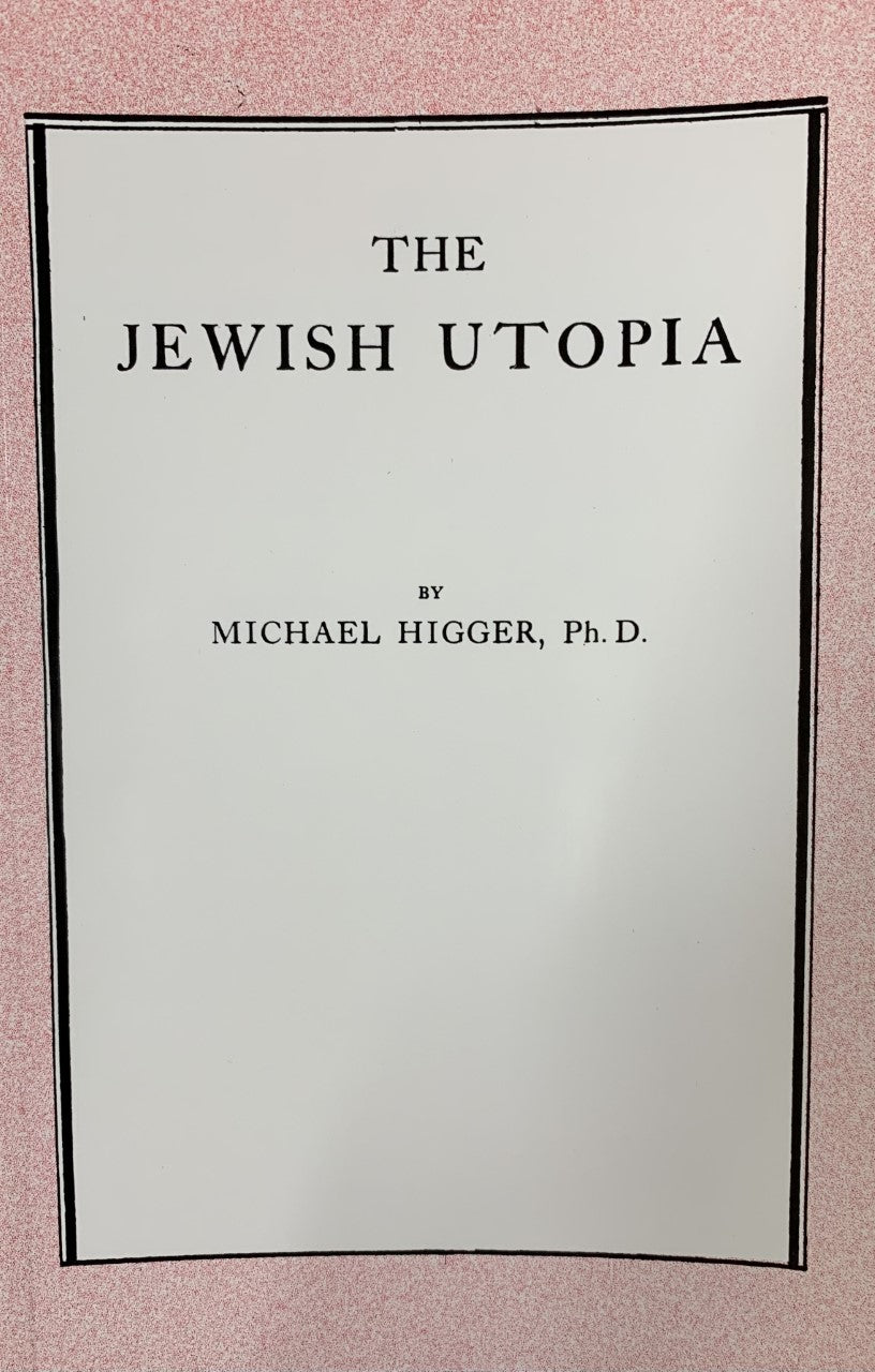 THE JEWISH UTOPIA