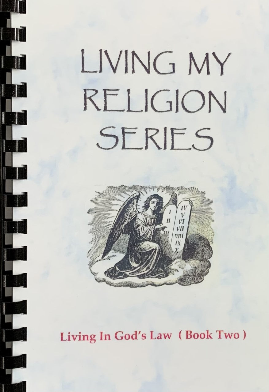 Living My Religion Series Book 2 - Living in God's Law