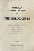 AMERICAN MANIFEST DESTINY and THE HOLOCAUSTS