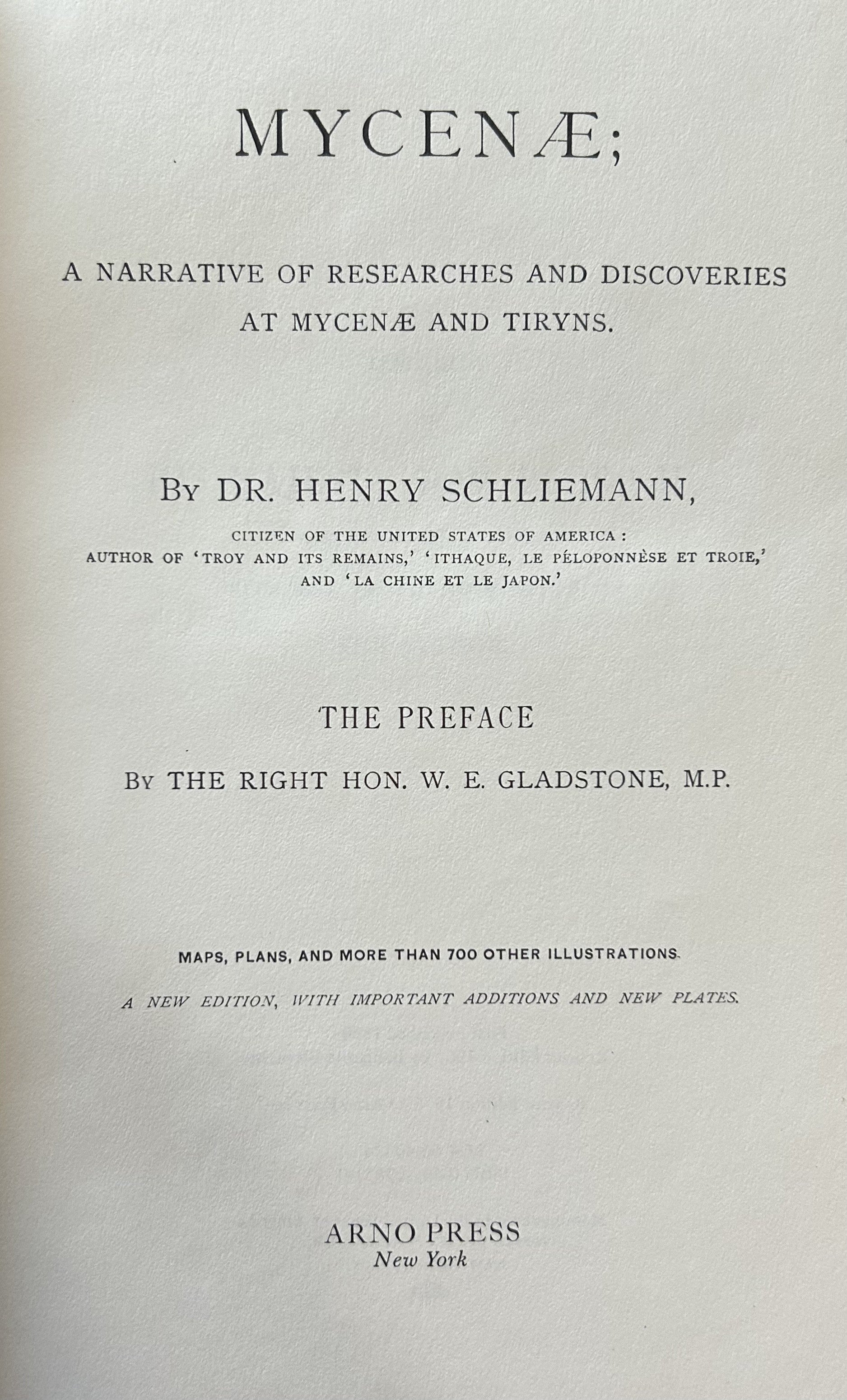 MYCENAE: Discoveries at Mycenae and Tiryns