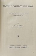 MYTHS OF GREECE AND ROME 1893