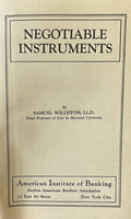 NEGOTIABLE INSTRUMENTS
