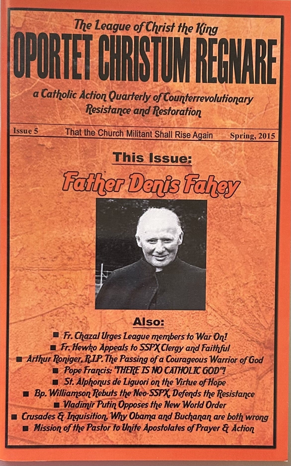 O.C.R. Fr. Denis Fahey