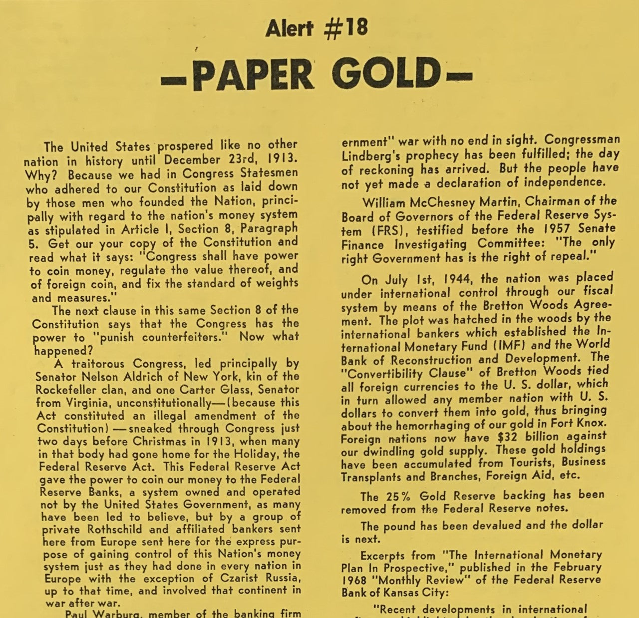 PAPER GOLD