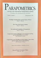PARAPOMETRICS JOURNAL Vol 1, No.1 Spring/Summer 1998; Misc Money articles