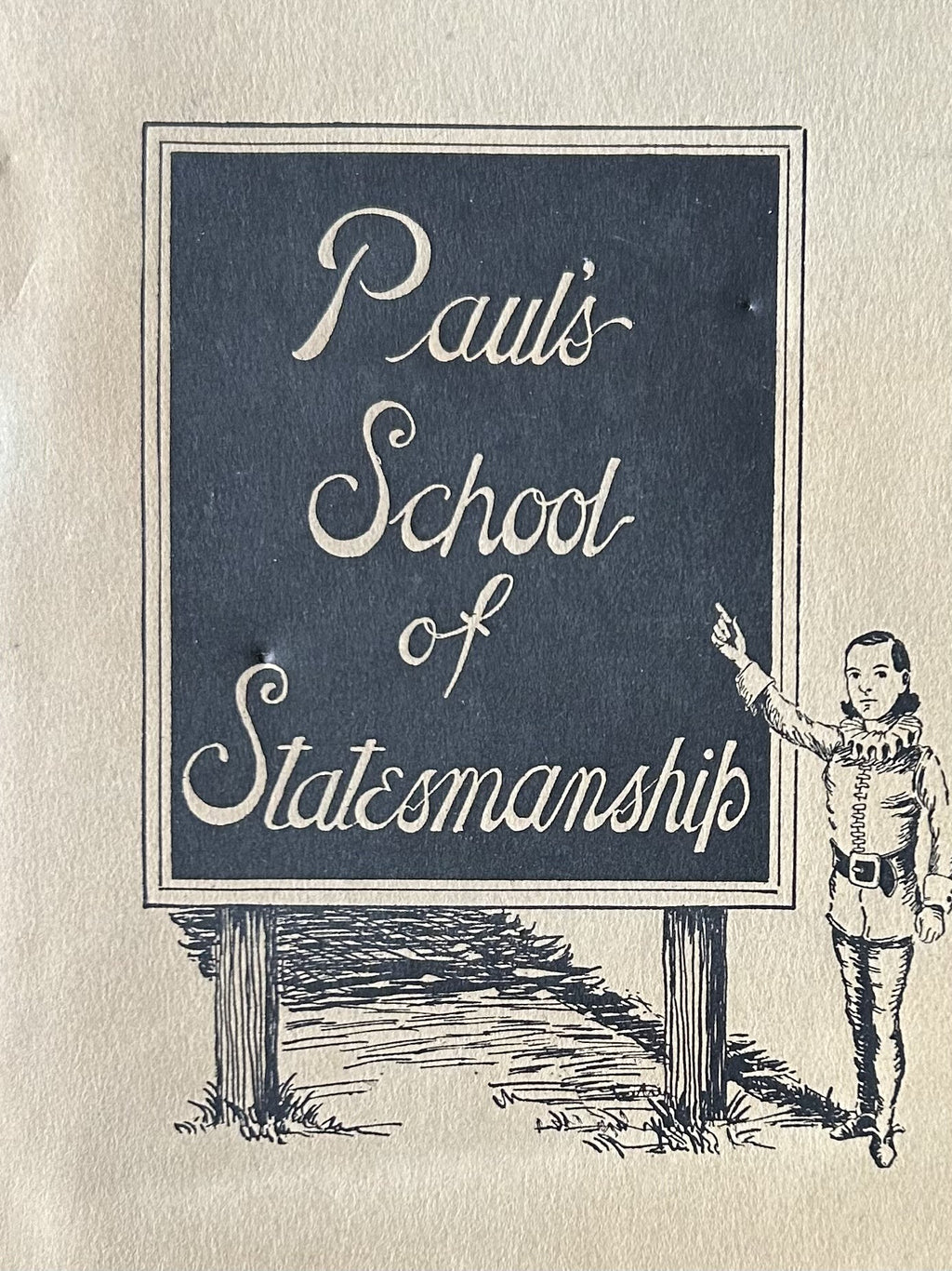 PAUL'S SCHOOL OF STAESMANSHIP
