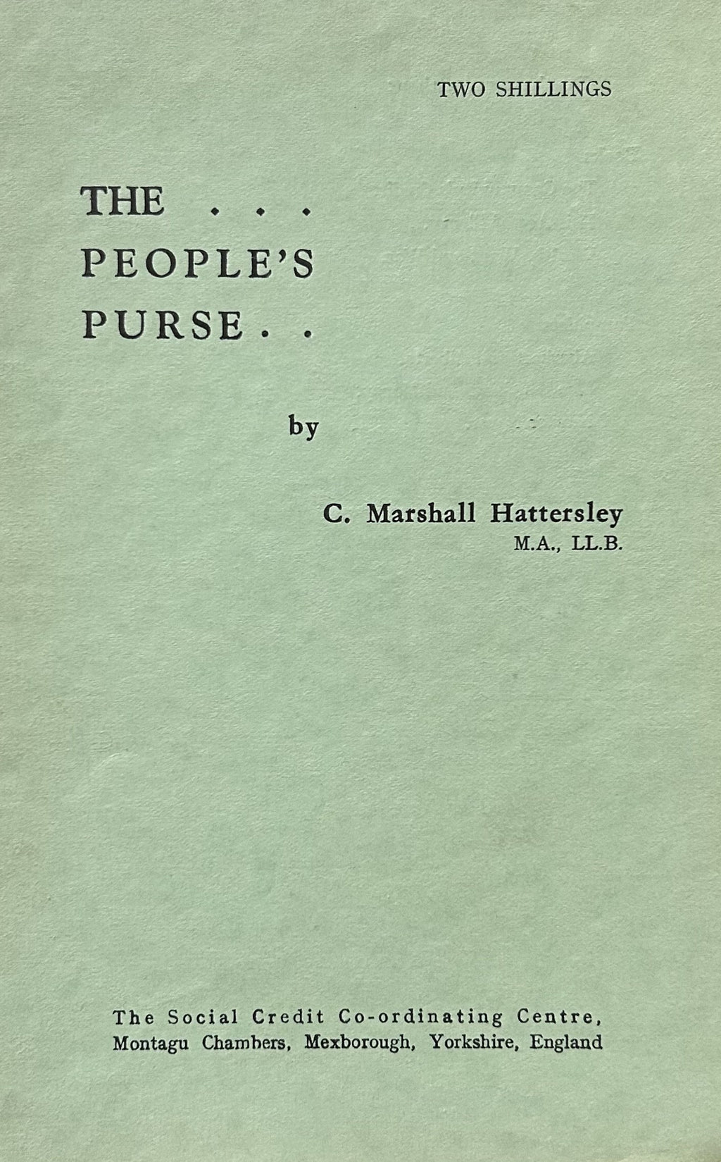 THE PEOPLE'S PURSE