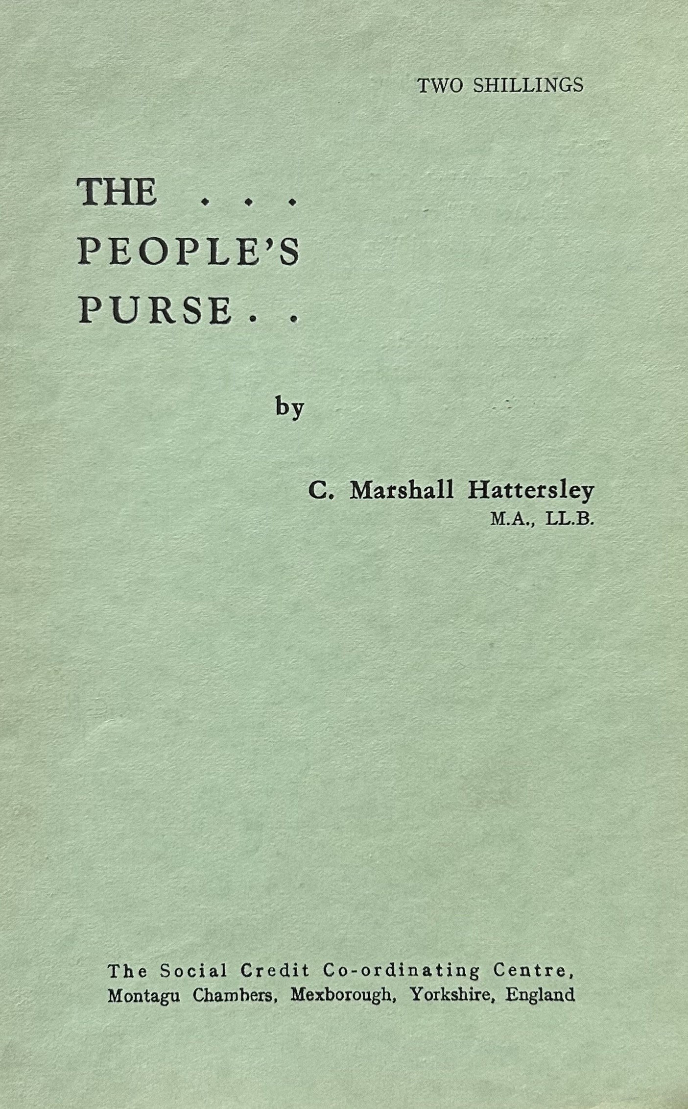 THE PEOPLE'S PURSE