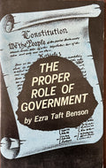 THE PROPER ROLE OF GOVERNMENT
