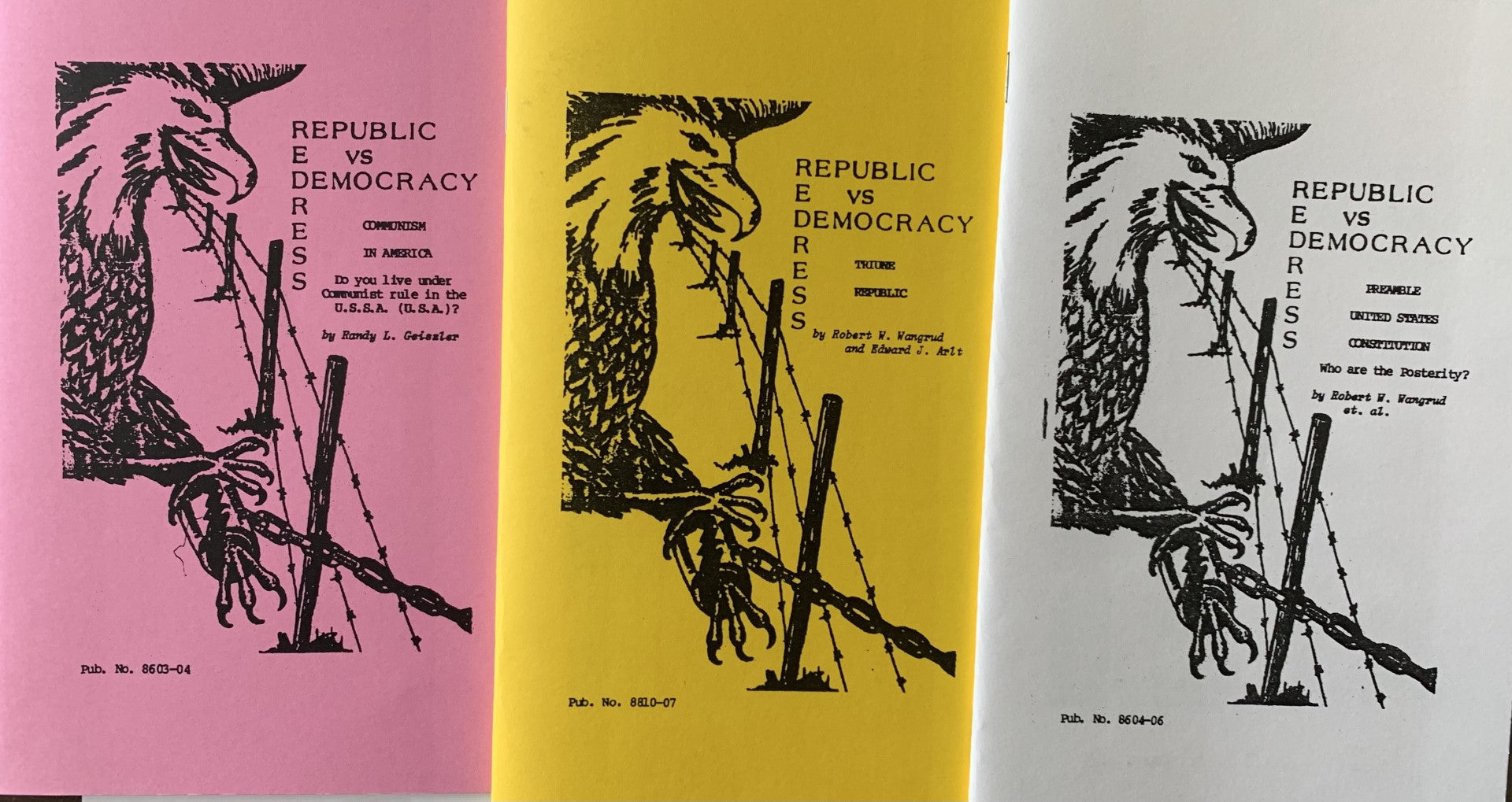 REPUBLIC VS DEMOCRACY (3 Vol. Set)