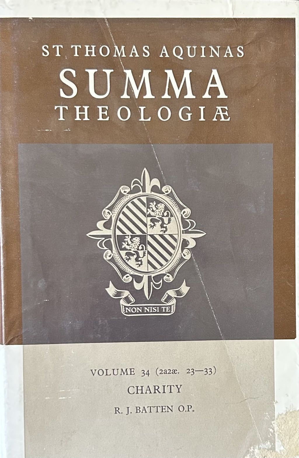 St. Thomas Aquinas Summa Theologiae: Vol 34 Charity