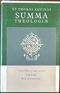 ST THOMAS AQUINAS SUMMA THEOLOGIAE Vol 23, Virtue