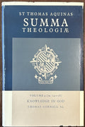 ST THOMAS AQUINAS SUMMA THEOLOGIAE Vol 4, Knowledge in God