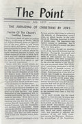 THE POINT: The Judaizing of Christians by Jews
