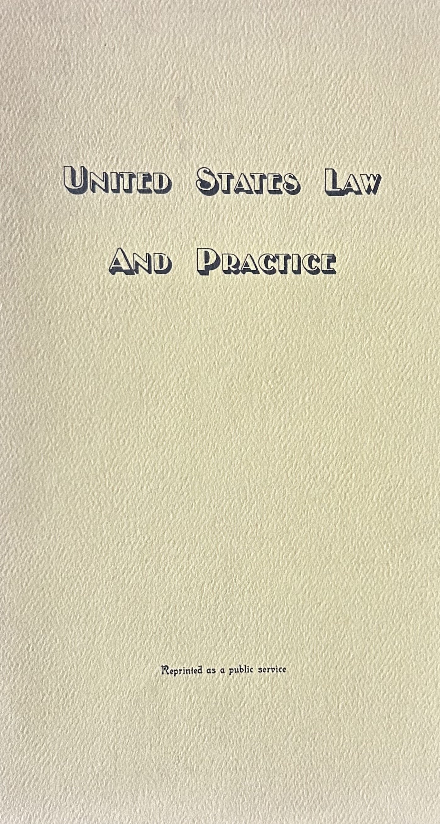 UNITED STATES LAW AND PRACTICE (Concerning tax havens in US for US and foreign investors)