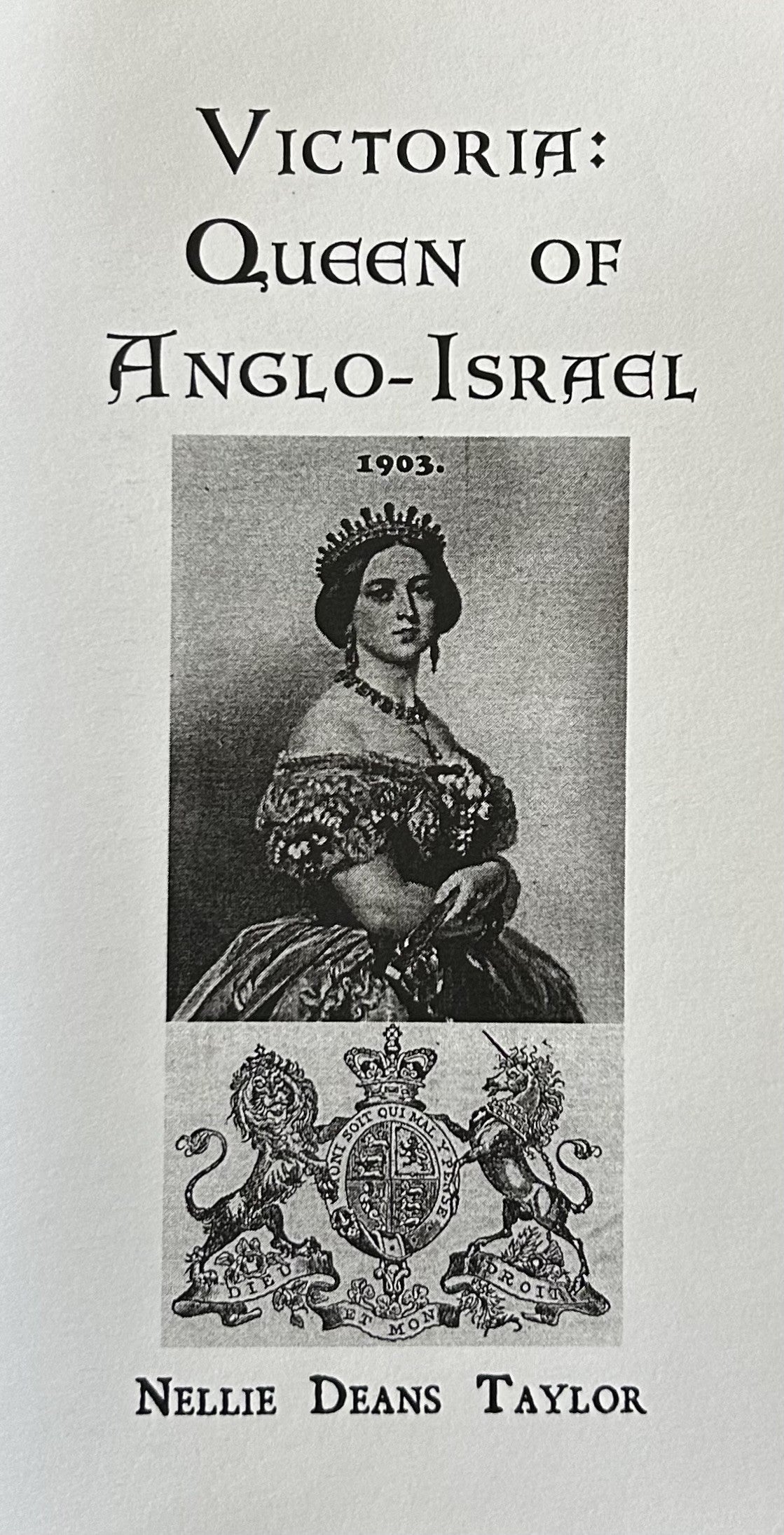 VICTORIA: Queen of Anglo-Israel