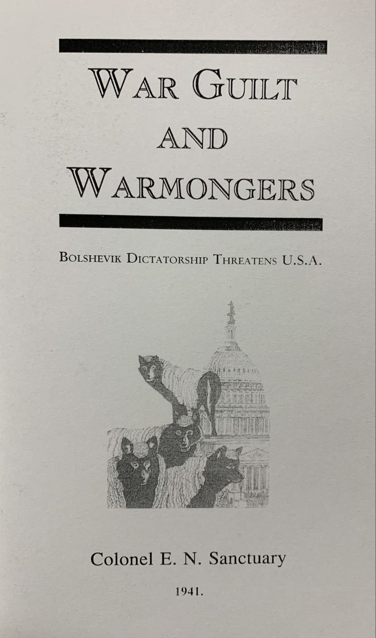 WAR GUILT and WARMONGERS