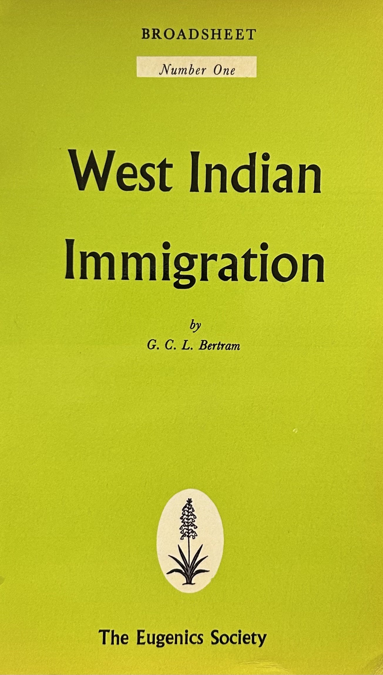 WEST INDIAN IMMIGRATION