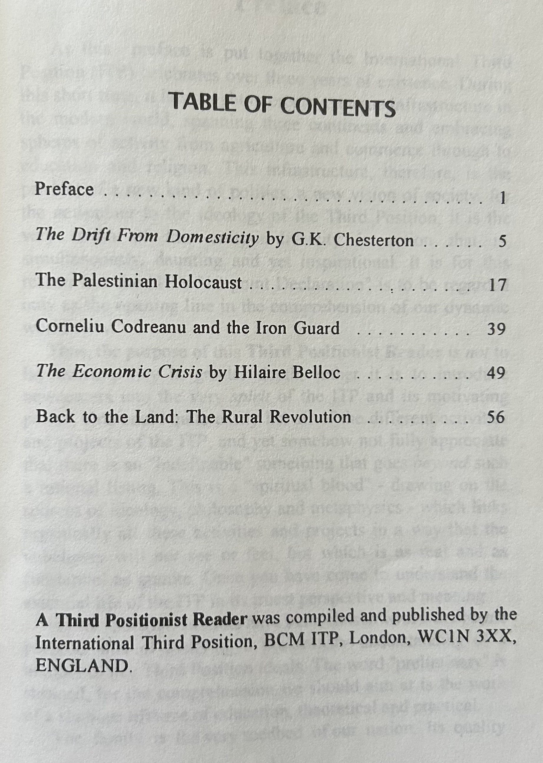 A THIRD POSITIONIST READER