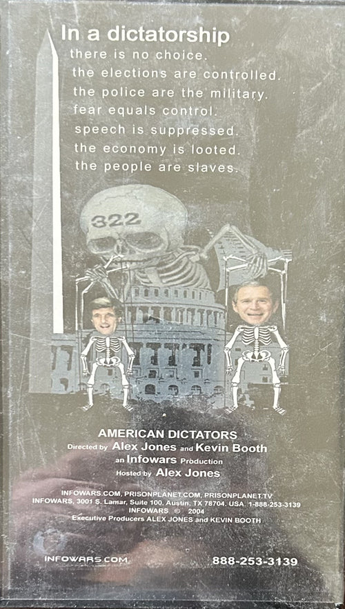 AMERICAN DICTATORS Documenting the Staged Election of 2004 (VHS format)