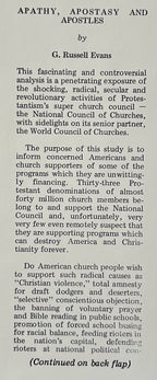 APATHY, APOSTASY AND Apostles