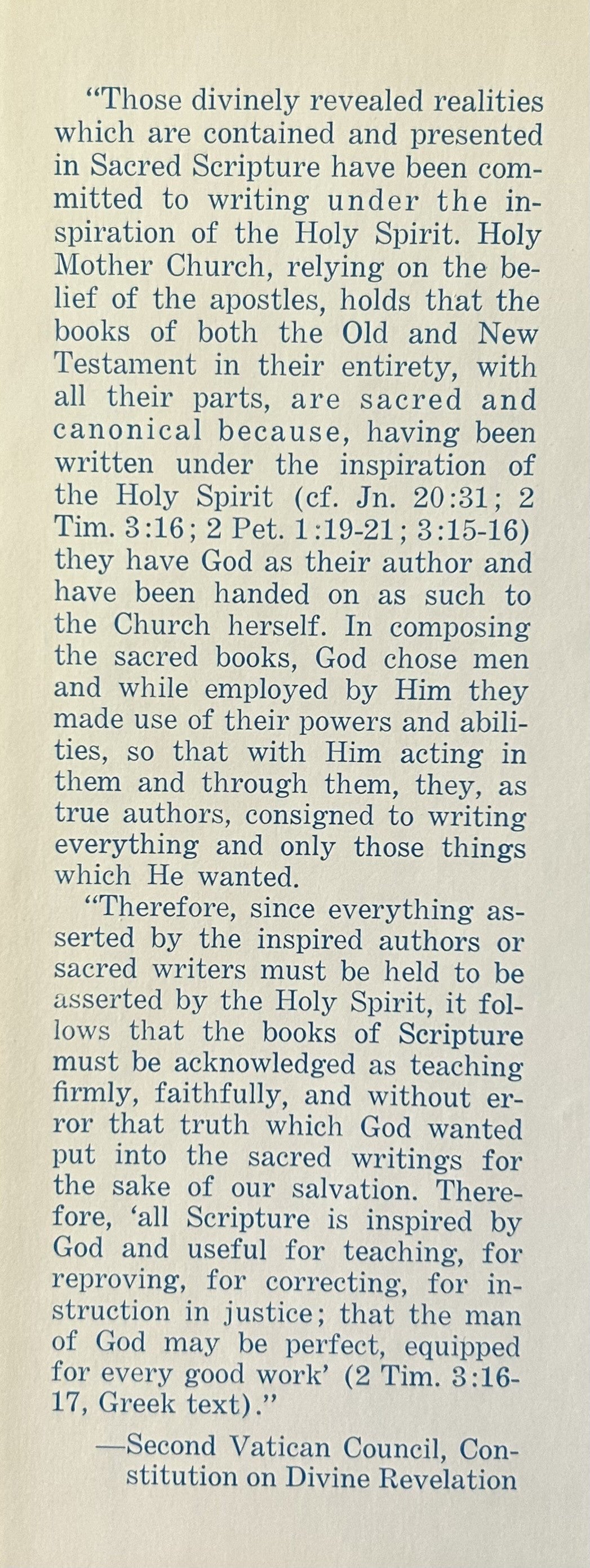 THE AUTHENTICITY OF THE SACRED SCRIPTURES