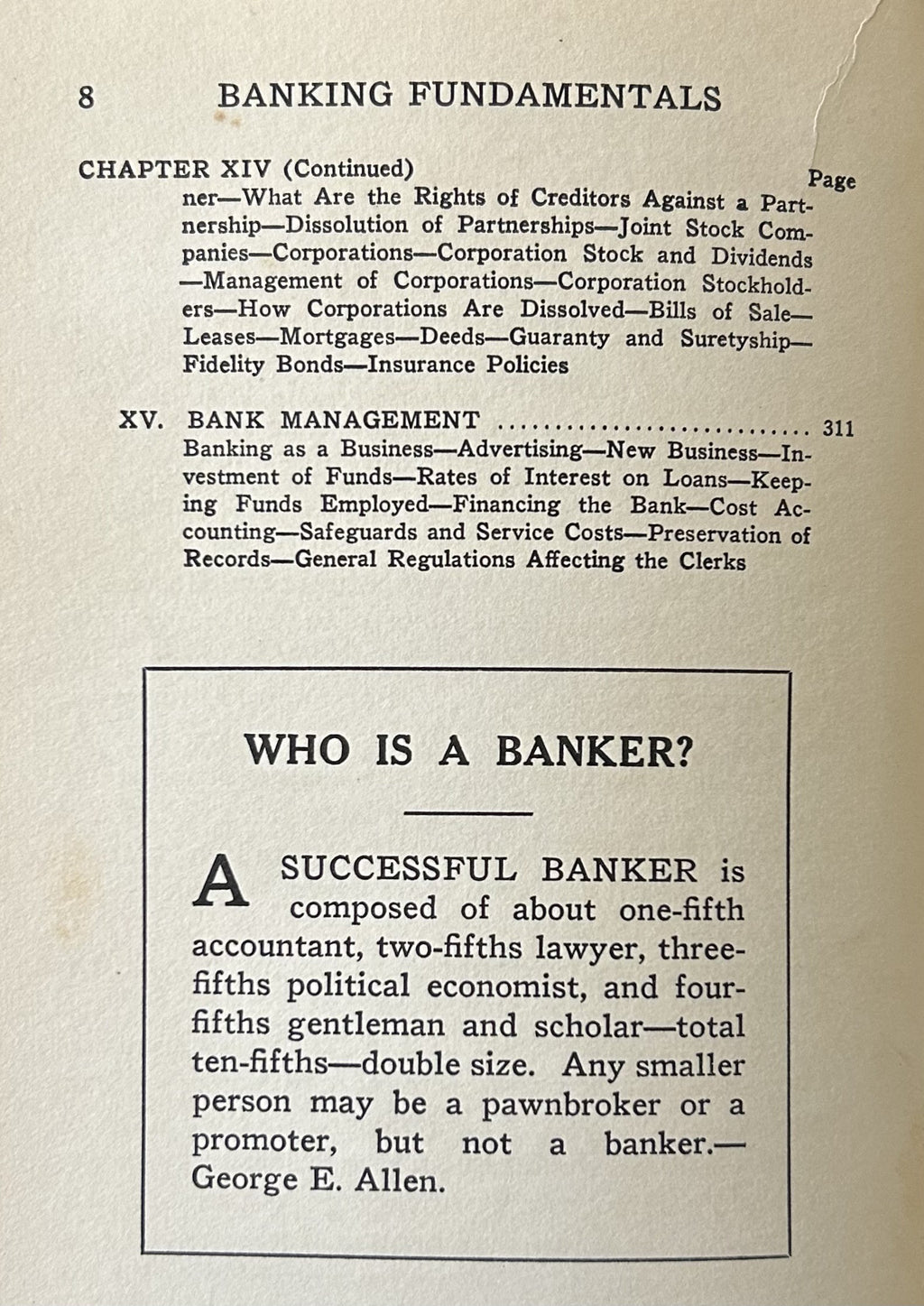 BANKING FUNDEMENTALS
